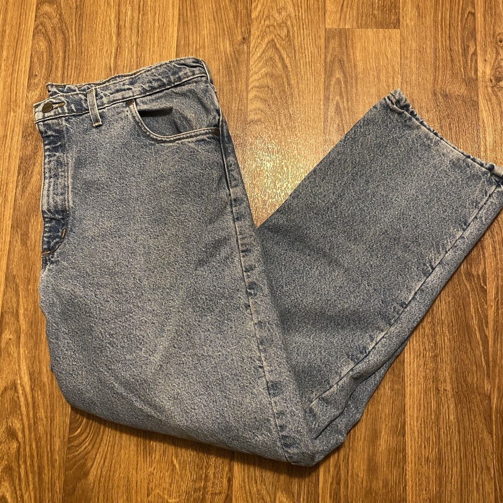 Vintage Carhartt Heavy‎ Duty Jeans Men's 38x42 Workwear Flannel Insulated